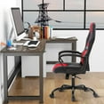 thumbnail image 2 of PC Gaming Chair Ergonomic Computer High-Back Racing with Lumbar Support Armrest Adjustable PU Leather Swivel Rolling Executive Office Desk for Home Adults, Red, 2 of 7
