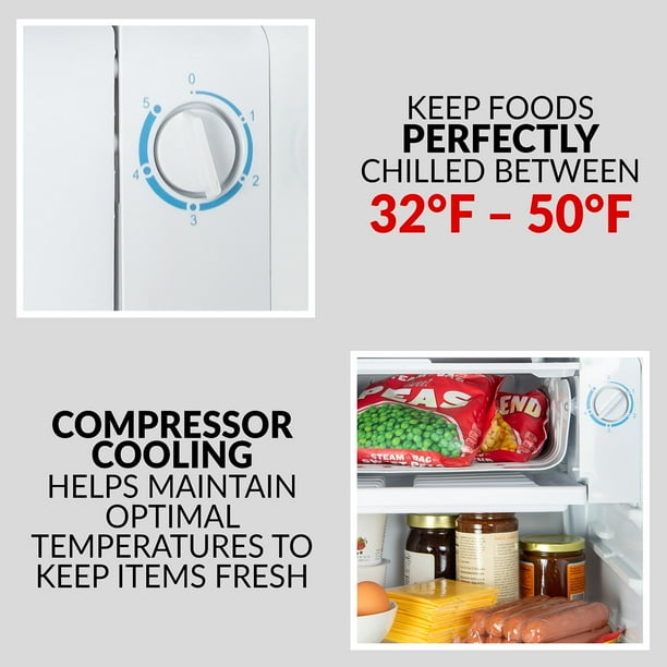 Coca-Cola 3.2 Cu. Ft. Refrigerator With Freezer, Red