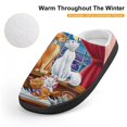 thumbnail image 4 of The Aristocats Slippers for Kids, Cute Soft Plush Anti-slip Fluffy Fuzzy House Slippers Warm Soft Plush Non-Slip Indoor Outdoor Slip-on Shoes for Boys Girls, 4 of 8