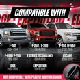 thumbnail image 4 of chasenew Cut Remote Key Fob Replacement Fits with Ford F-150 F250 F350 F150 Explorer Edge Expedition, Escape 2005 2006 2007 2008 2009 2010 2011 2012 2013 2014 2015 Car Keys Remote, 4 of 4