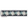 thumbnail image 3 of Ambesonne Botanical Fabric by the Yard Upholstery, Pointy Tropical Leaves, 1 Yard, Cadet Blue Dark Indigo, 3 of 5