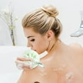 thumbnail image 4 of Sunflower Suction Cup Bath Sponge 2025 2-in-1 Exfoliating Shower Loofah with Finger Rings for Deep Cleansing & Gentle Skin Care, 4 of 4