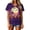 Multicolor, variant on HOMBOM Womens Oversized T Shirts Festive Graphic Lightweight Classic Short Sleeve Womens V Neck Tees Going Out Tops,XXXXXL