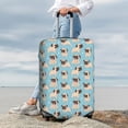 thumbnail image 7 of Pofeuu Funny Cartoon Pugs Print Luggage Suitcase Cover Protector Luggage Washable Covers Aesthetic for 18/24/28/32 inch Luggage（No luggage included）-Small, 7 of 7
