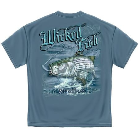 - Fishing T-Shirt Wicked Fish Stripper Bass XX-Large
