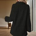 thumbnail image 4 of Women's Double-Breasted Flannel Lapel Winter Coat for Outdoor Warmth and Comfort, 4 of 8