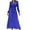Blue, variant on Kmdttou Women Casual Long Sleeve Dress Summer Dresses 2025 Solid Color Relaxed Fit for Women's Summer Casual Slim Pleated Belted V-Neck A-Line Color Dress,Chic Day Dresses for Ladies Summer Wear