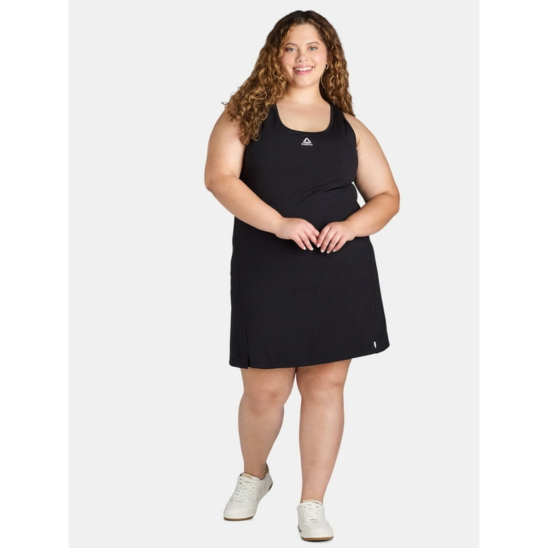 Reebok Women s Plus Size Tennis Dress with Built in Bra and Shorts Walmart