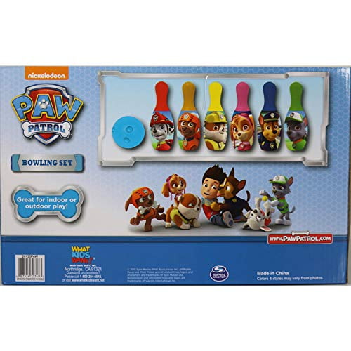 Paw patrol best sale bowling set walmart