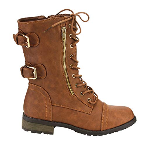 military style ankle boots