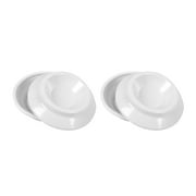 4 Pieces Piano Caster Cups Protection Solid Accessories Anti Slip Moistureproof White