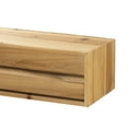 thumbnail image 5 of SHYFOY 60-Inch Rustic Fireplace Mantel Shelf Wall-Mounted Floating Wood Mantel for Living Room, 5 of 8