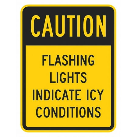 

Lyle Icy Conditions Traffic Sign 18 x 12 T1-1346-HI_12x18 T1-1346-HI_12x18 ZO-G5232582