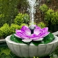 thumbnail image 5 of Aodebiao Solar Floating Pond Fountain with Adjustable Spray Heads – Eco-Friendly Outdoor Water Feature, Weather-Resistant for Garden Pools, Leaf & Flower Design, 5 of 5