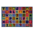 thumbnail image 2 of fun rugs supreme numbers & letters rug, 2 of 2