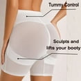 thumbnail image 3 of Tummy Control Shapewear Shorts High Waisted Body Shaper Butt Lifting Panties Thigh Slimmer Girdle, 3 of 5