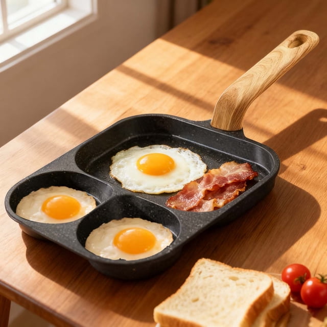 Oliegs Nonstick Egg Frying Pan For Perfect Omelets Pancakes And Advanced Kitchen Cookware With Even Heat Distribution For Stovetops And Ranges