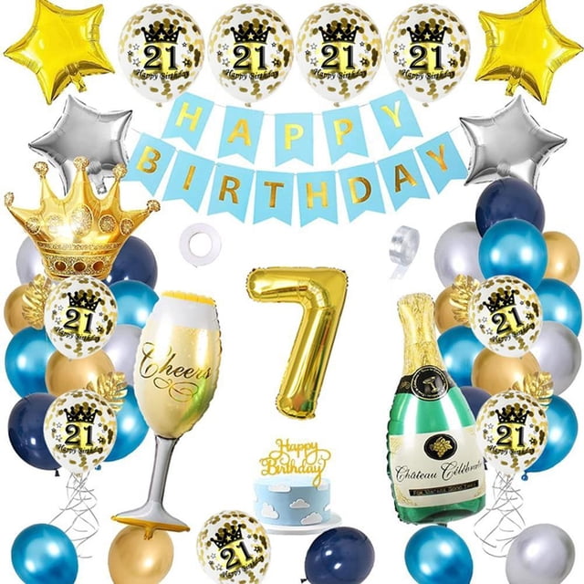 Globos De Cumpleaños Globo De Aluminio 0-9 Juego De Globos Con Números Suministros Para Fiestas Eigraketly HA041431-06