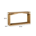 thumbnail image 4 of Walker Edison Modern 60" Entry Console Table - Heritage Oak, 4 of 12