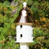 17" Fully Functional Enchanted Polished Copper Bell Outdoor Garden Birdhouse