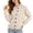 Beige, variant on Women Cable Knit Cardigan Sweater Casual Crew Neck Button up Cardigan with Pocket Sweater Coat for Fall and Winter Women's Fall/Winter Outfits(Red,A)