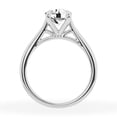 thumbnail image 3 of Unique Moments 1.50 ct Lab Grown Round Solitaire Diamond Engagement Ring 14K White Gold, 3 of 6