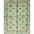 thumbnail image 1 of Ahgly Company Indoor Rectangle Abstract Brown Abstract Area Rugs, 2' x 3', 1 of 6