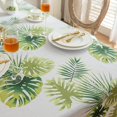 thumbnail image 6 of Tropical Style Tablecloth Anti-Slip, Heat-Resistant, Wear-Resistant Polyester Rectangular Table Cover for Party, Coffee Table, Restaurant,60x84 Inch, 6 of 7