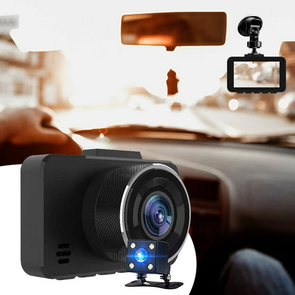 Rbaofujie Dash Camera for Cars The New Car Recorder 3 Inch Screen 24h Parking Monitoring Recorder Car Camera - Dash Cam Front and Rear