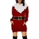 thumbnail image 3 of Sudadera con capucha sexy de otoño e invierno para mujer, vestido con capucha harajuku, jersey con estampado de Papá Noel navideño, sudaderas casuales, 3 of 4