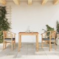thumbnail image 1 of vidaXL 3 Piece Garden Dining Set Solid Wood Teak, 1 of 5