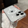 thumbnail image 4 of Original For Magsafe Wireless Charge Magnetic Animation Case for iPhone 16 15 14 13 12 11 Pro Max X XS XR Shockproof Clear Cover Transparent For iPhone 11Pro Max, 4 of 5