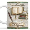 thumbnail image 2 of weibbin Ceramic Drink Tea Read Books Mug Coffee Cup for Book Lovers Multicolor, 2 of 5