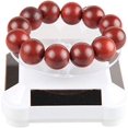 thumbnail image 3 of HUGFEGWE 360° Rotating Turntable Display Stand Double Used Solar or AAA Battery Powered for Jewelry Spinner Watch Collection Shelf Round (White) CJB91-100712, 3 of 6