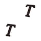 thumbnail image 1 of Letras de Metal Cateissary negras letrero para casa placa para puerta fácil de instalar números de casa Type6 NO6, 1 of 6
