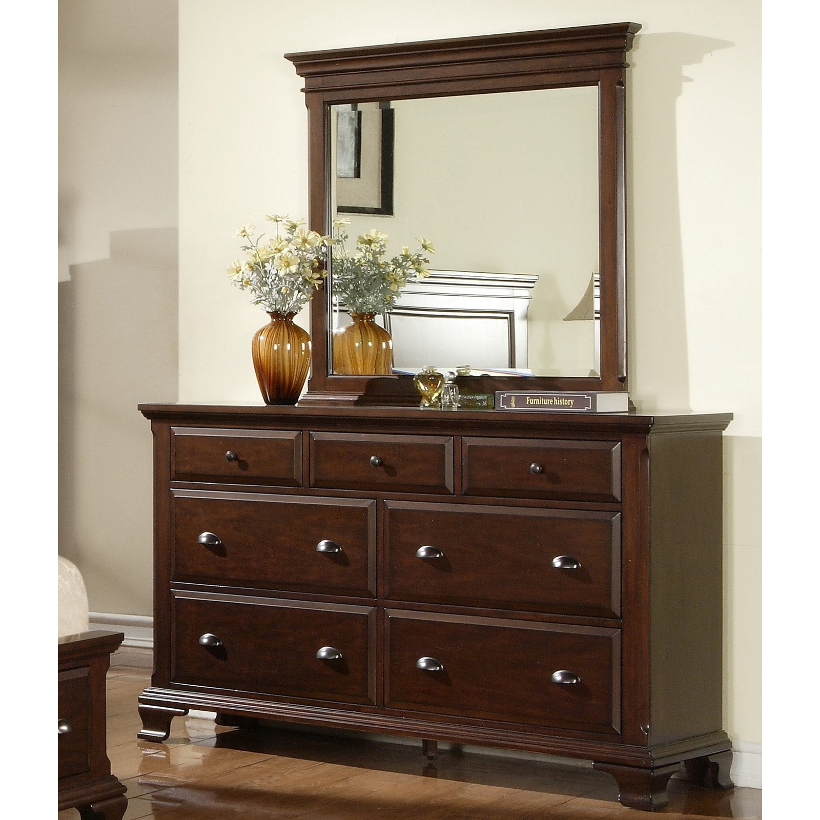 Picket House Furnishings Canton 7 Drawer Dresser Deep Cherry