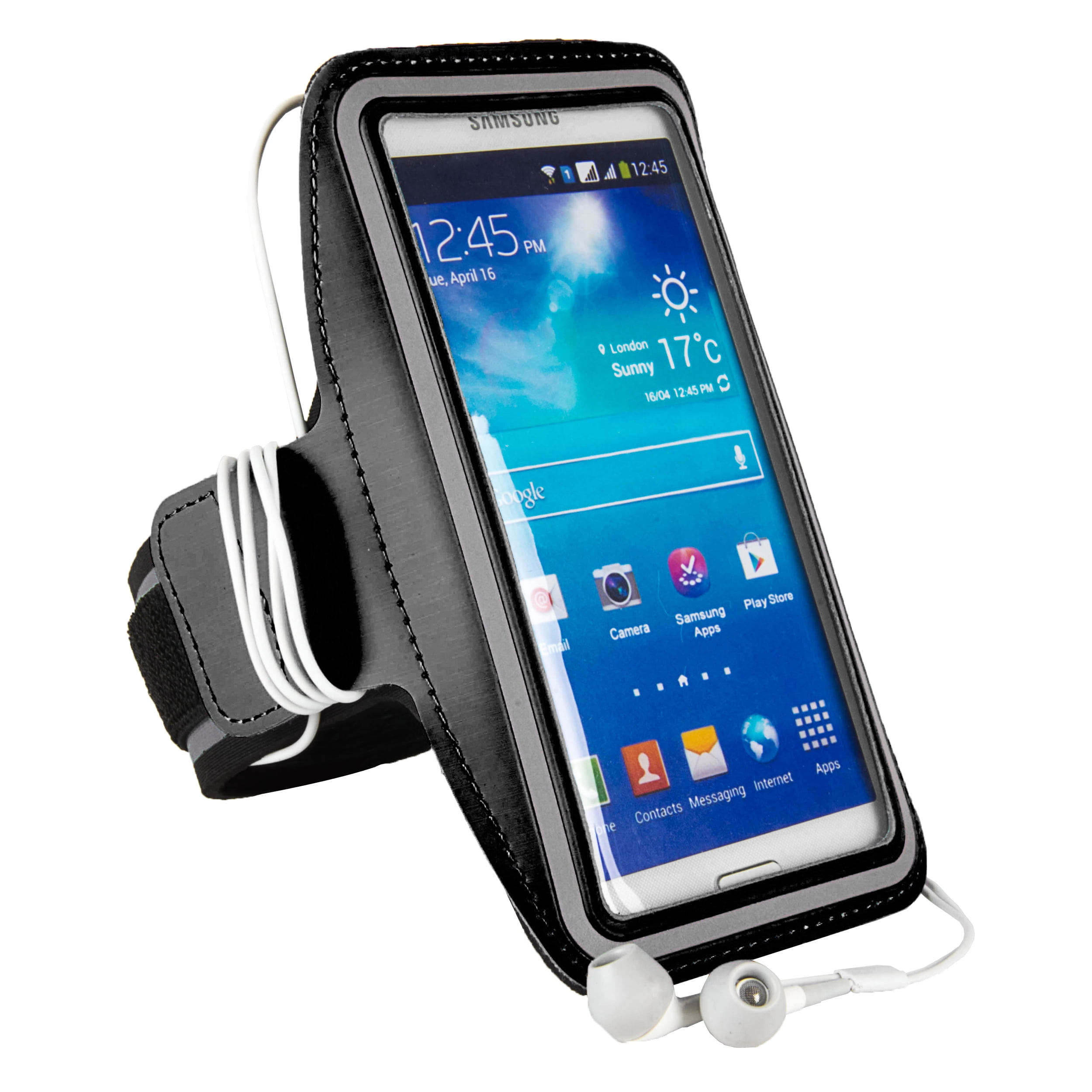 SumacLife Waterproof Sweat-Resistant Running Universal Armband – Fits iPhone XS/XR/X, Google Pixel 3/2, Samsung Galaxy J3/J2