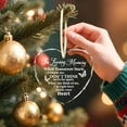 thumbnail image 6 of UCEI Heart Shaped Crystal Glass Ornament In Loving Memory Memorial Keepsake with Butterflies Hanging Decor Sympathy Gift with Gift Box, 6 of 14