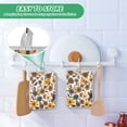 thumbnail image 4 of Yayeee Pot Holders Kitchen Heat Resistant with Pocket 7"x9.8" Cotton Oven Cooking Hot Pads, Brown Flowers, 4 of 7