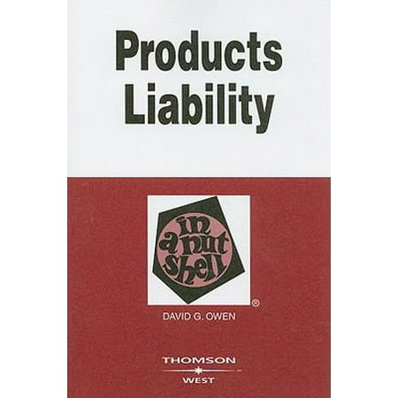 Pre-Owned Products Liability in a Nutshell (Paperback) 0314170863 9780314170866
