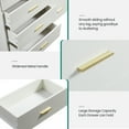thumbnail image 4 of Aukfa Wood 8 Drawer Dresser, Chest of 8 Drawers for Bedroom Living Room,White, 4 of 7