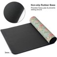 thumbnail image 3 of Gaming Mouse Pad Large Desk Mat,Desk Pad Extended Keyboard Pad,Anti-Slip Rubber Base Mouse Pad for Women Girls Work,Game,Office,Home 35.4"X15.7",Vintage Floral Rosebud, 3 of 6