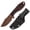 Black & Red, variant on Tenable Tiny Dancer Fixed Blade Knife 3.17" Rose Gold D2 Blade,G10 Handle,G014A7