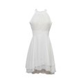 thumbnail image 2 of Women's Halter Sleeveless Cropped Layered Midi, 2 of 4