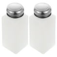 thumbnail image 3 of EeaseCA 2Pcs 250ml Anti-static Pressure Alcohol Bottle Pump Dispenser for Storing Liquid Alcohol (White), 3 of 8