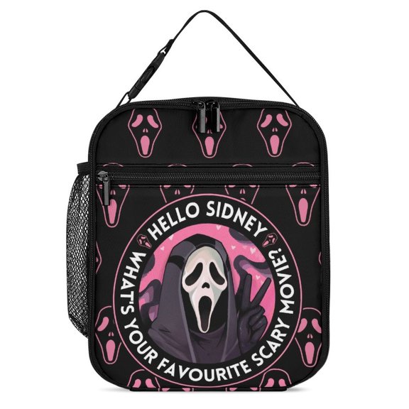 Ghostface Lunch Box Thermal Cooler Lunch Bag Portable Insulated Handbag For Office Picnic Hiking