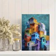 thumbnail image 2 of Qisvanset 12x16 Inch Colorful Wildflower Meadow Sunset Oil Painting Canvas Print Wall Art, 2 of 5