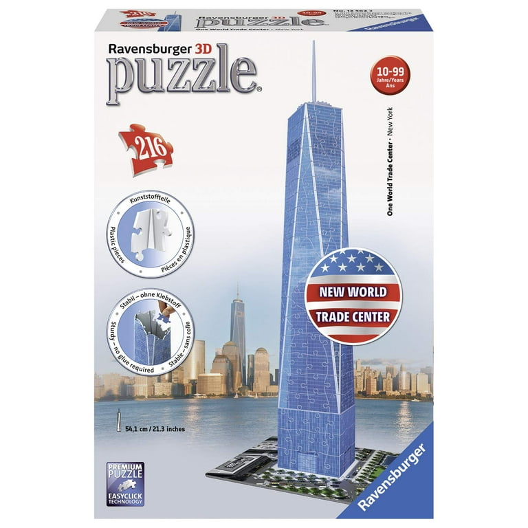 Ravensburger - 3D - One World Trade Center New York - 216 Piece Jigsaw  Puzzle