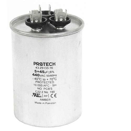 Rheem Start Capacitor - Replaces 43-17075-07, 270-324 MFD, 330 VAC