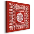 thumbnail image 3 of Fair Isle Snowflake VI- Gallery Wrapped Canvas, 3 of 9
